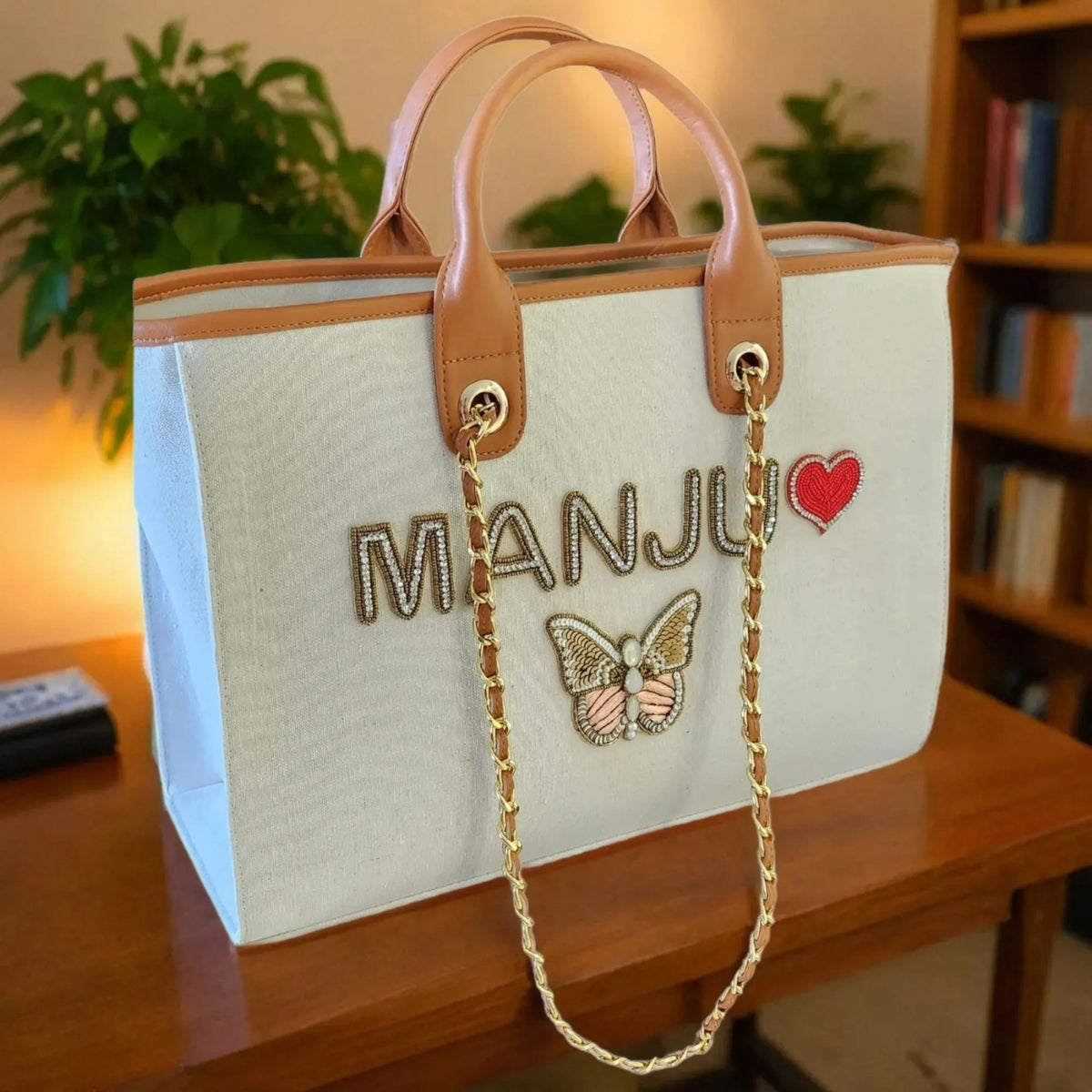 Nivel Premium Canvas Customised Tote Bag For Women