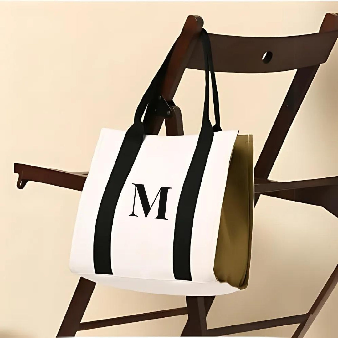 Customised Medium Beige Handbag For Women