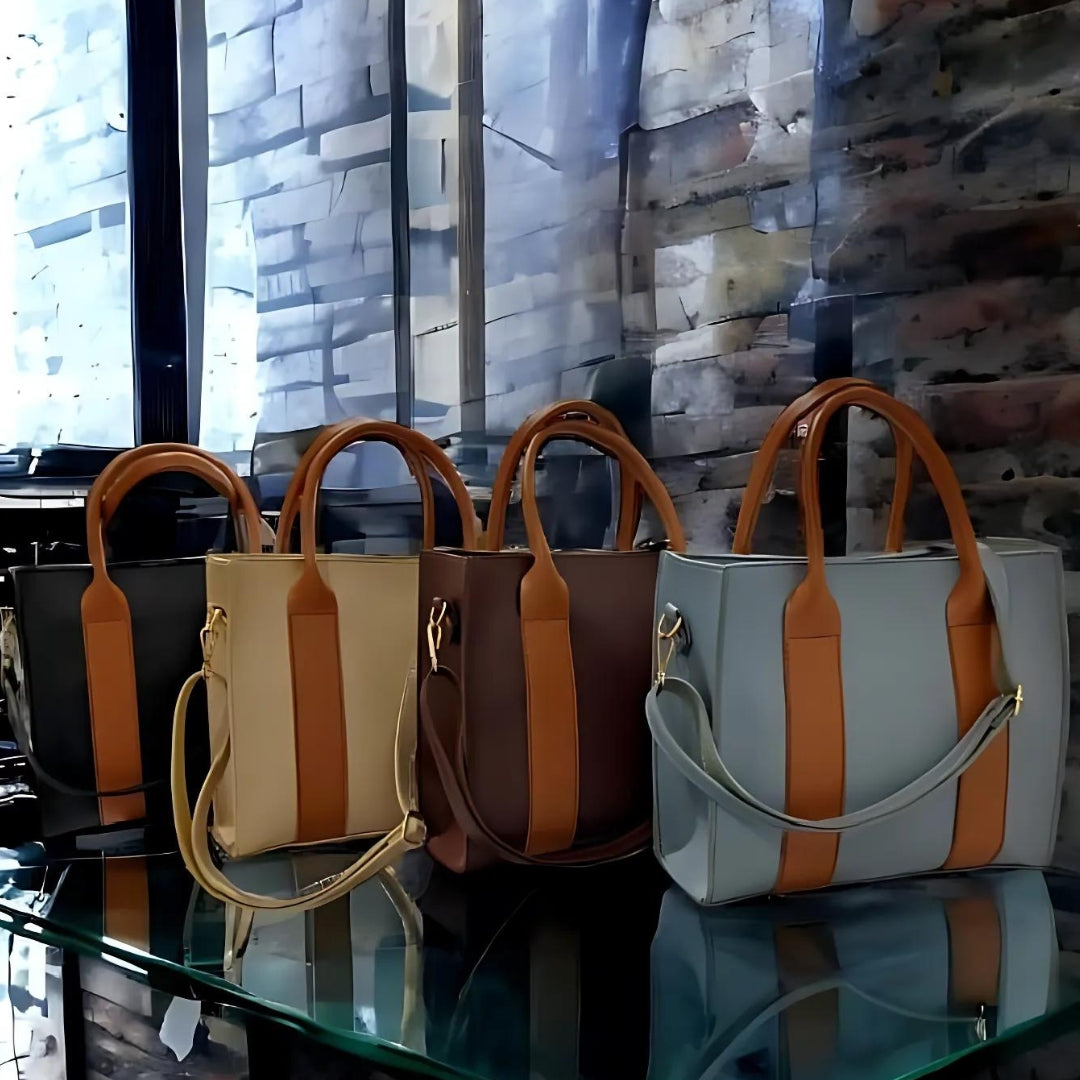 Customised Medium Synthetic Leather Handbag For Women by Nivel