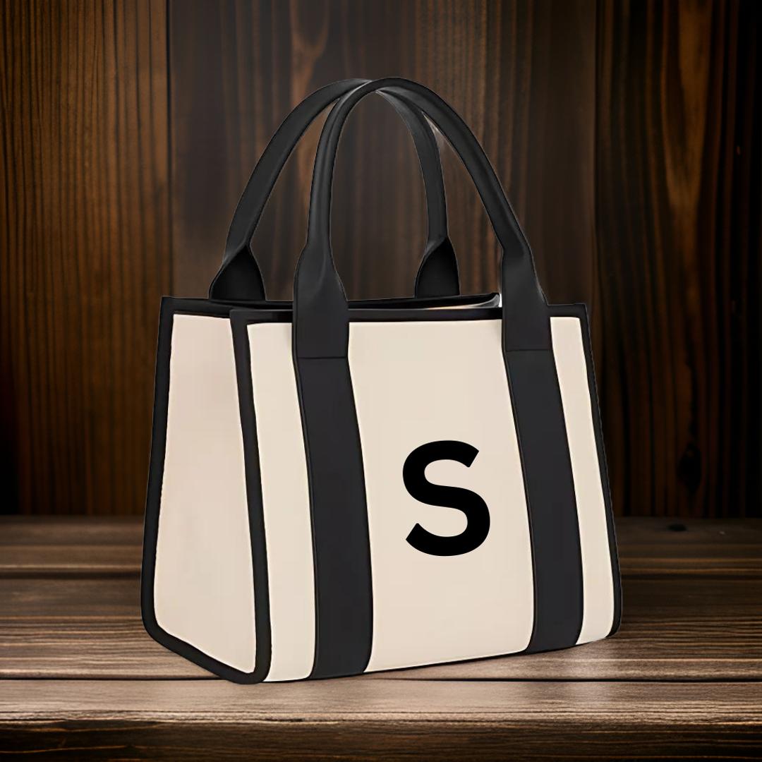 Customised Medium Beige Handbag For Women