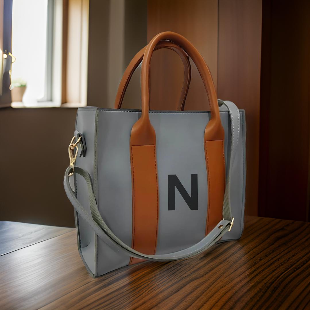 Customised Medium Synthetic Leather Handbag For Women by Nivel