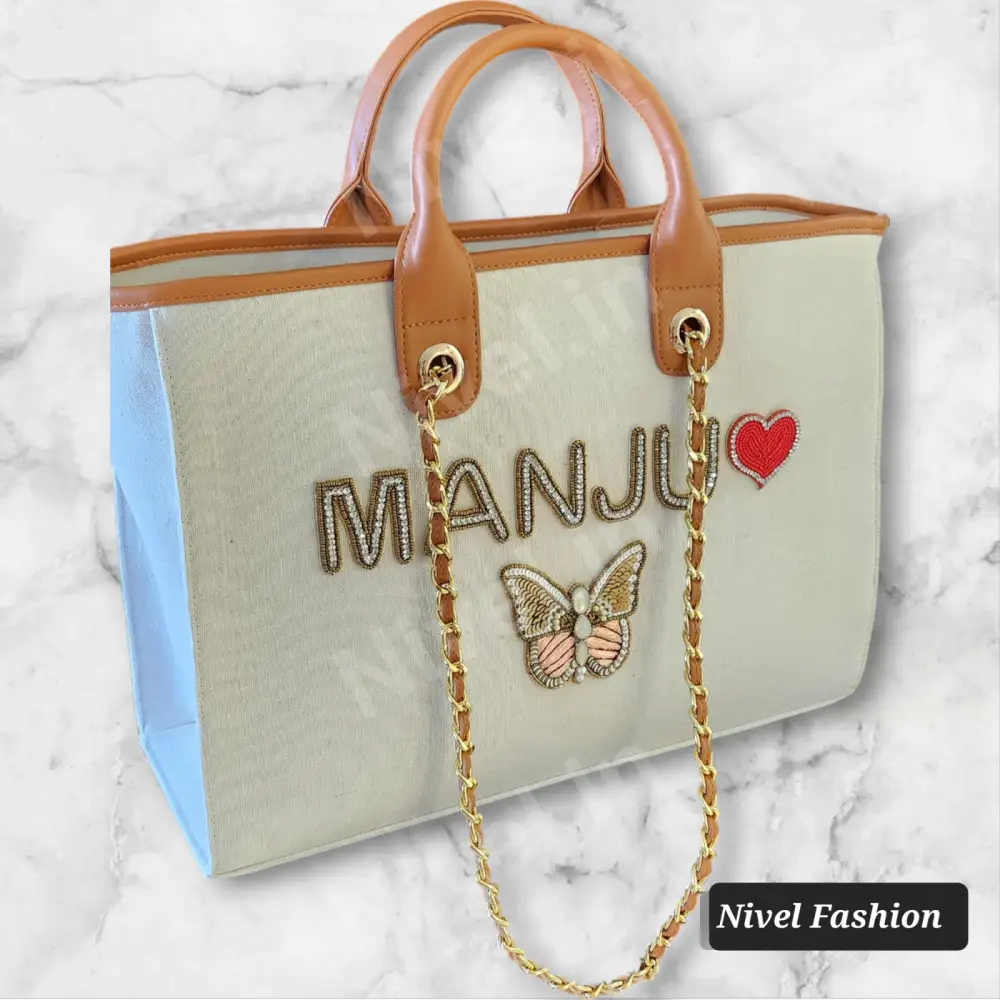 Nivel Premium Canvas Customised Tote Bag For Women