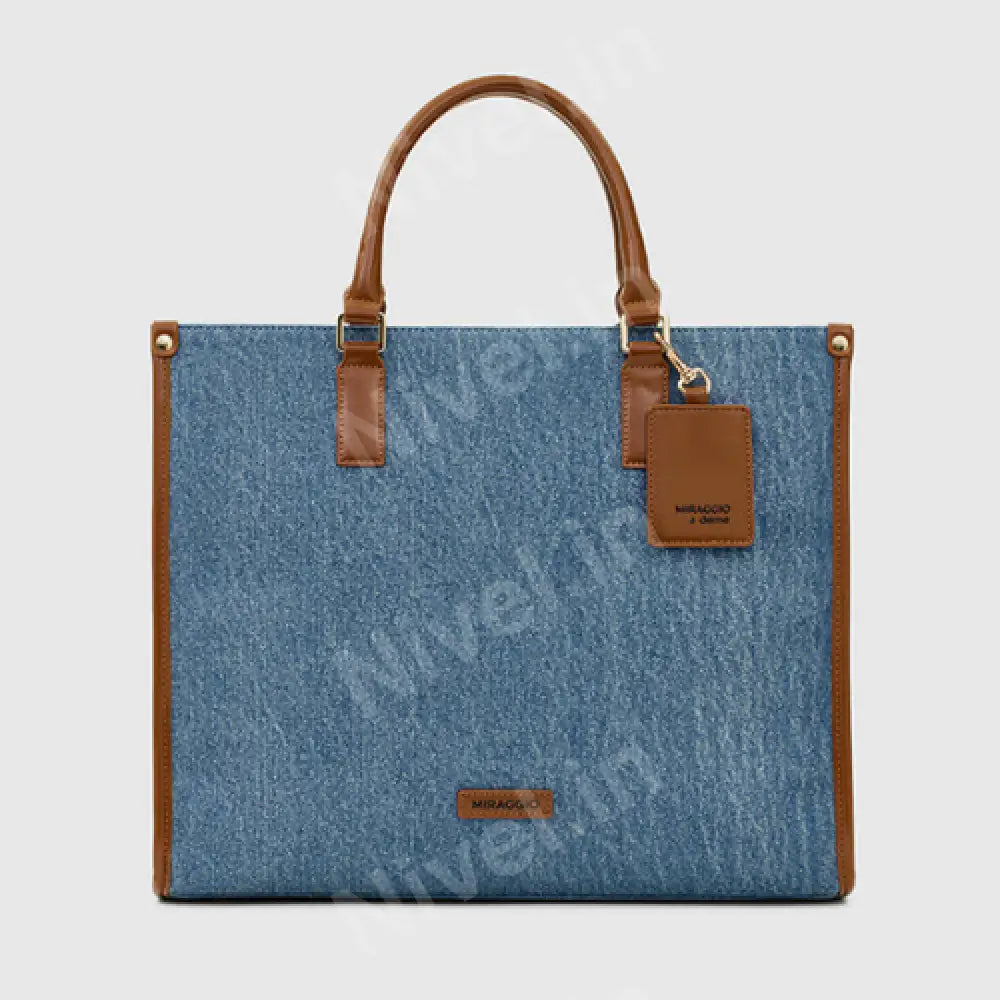 Nivel Navy Blue Canvas Totebag For Everyday Use